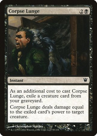 Corpse Lunge [Innistrad] | Jomio and Rueliete's Cards and Comics