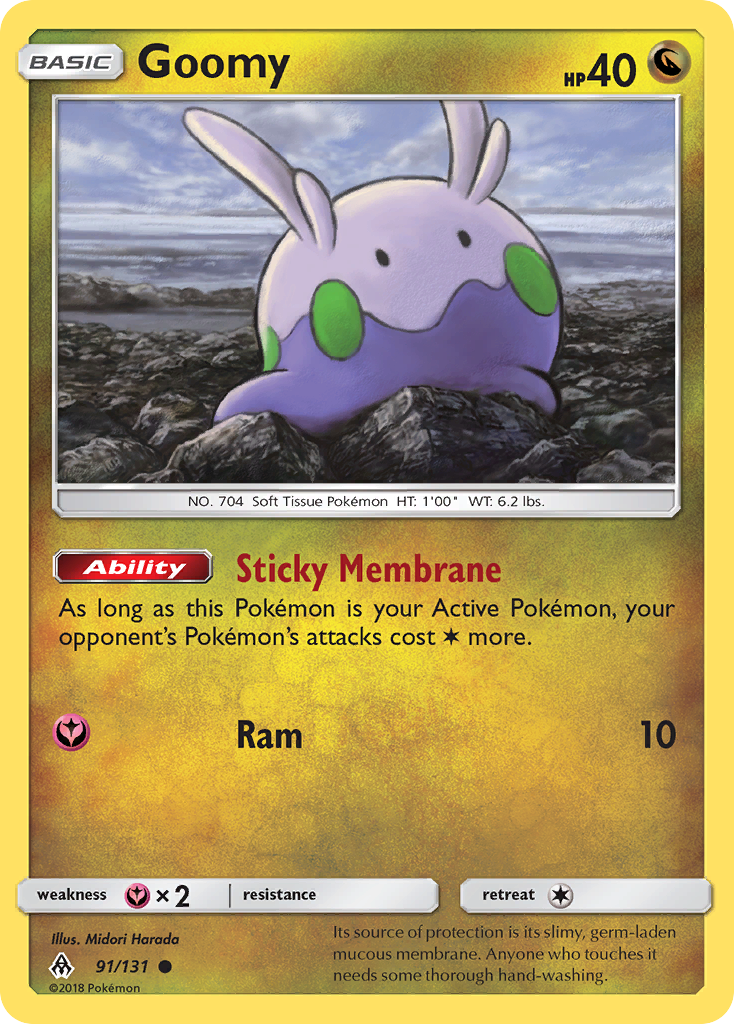 Goomy (91/131) [Sun & Moon: Forbidden Light] | Jomio and Rueliete's Cards and Comics