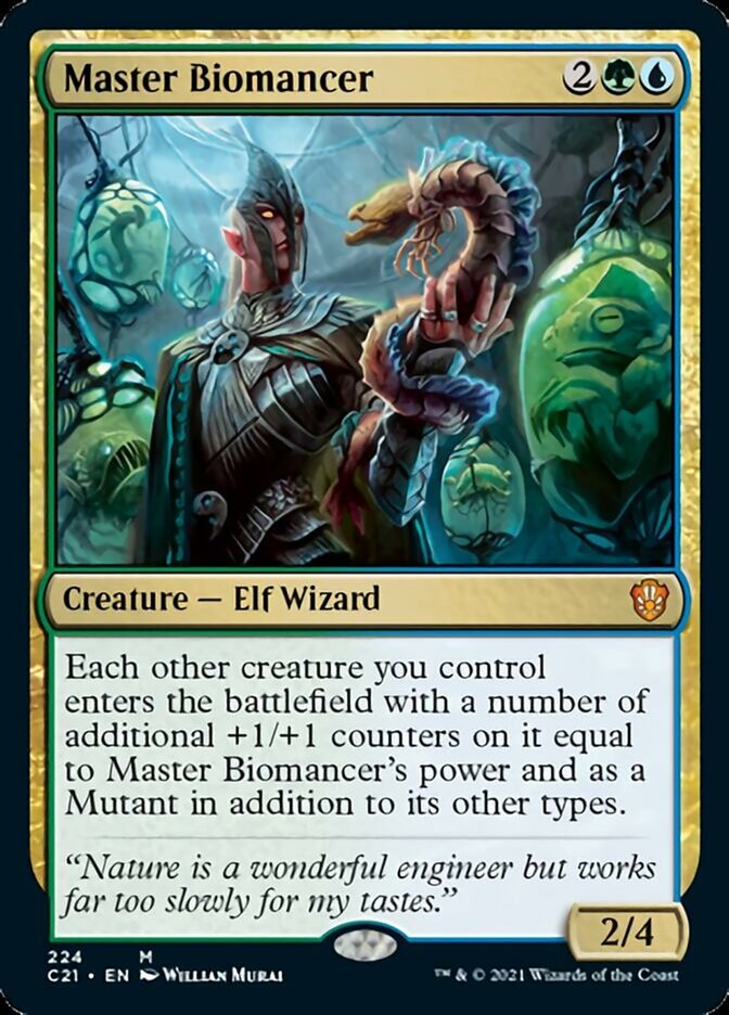 Master Biomancer [Commander 2021] | Jomio and Rueliete's Cards and Comics