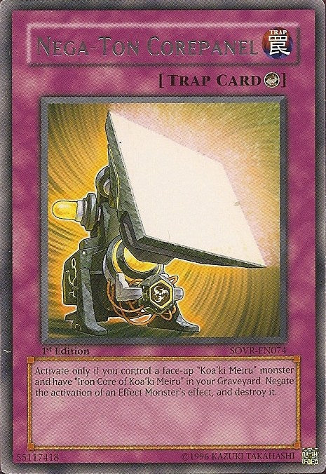 Nega-Ton Corepanel [SOVR-EN074] Rare | Jomio and Rueliete's Cards and Comics