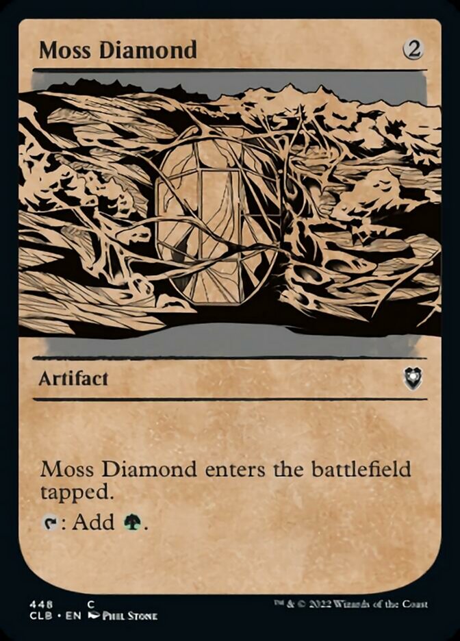 Moss Diamond (Showcase) [Commander Legends: Battle for Baldur's Gate] | Jomio and Rueliete's Cards and Comics