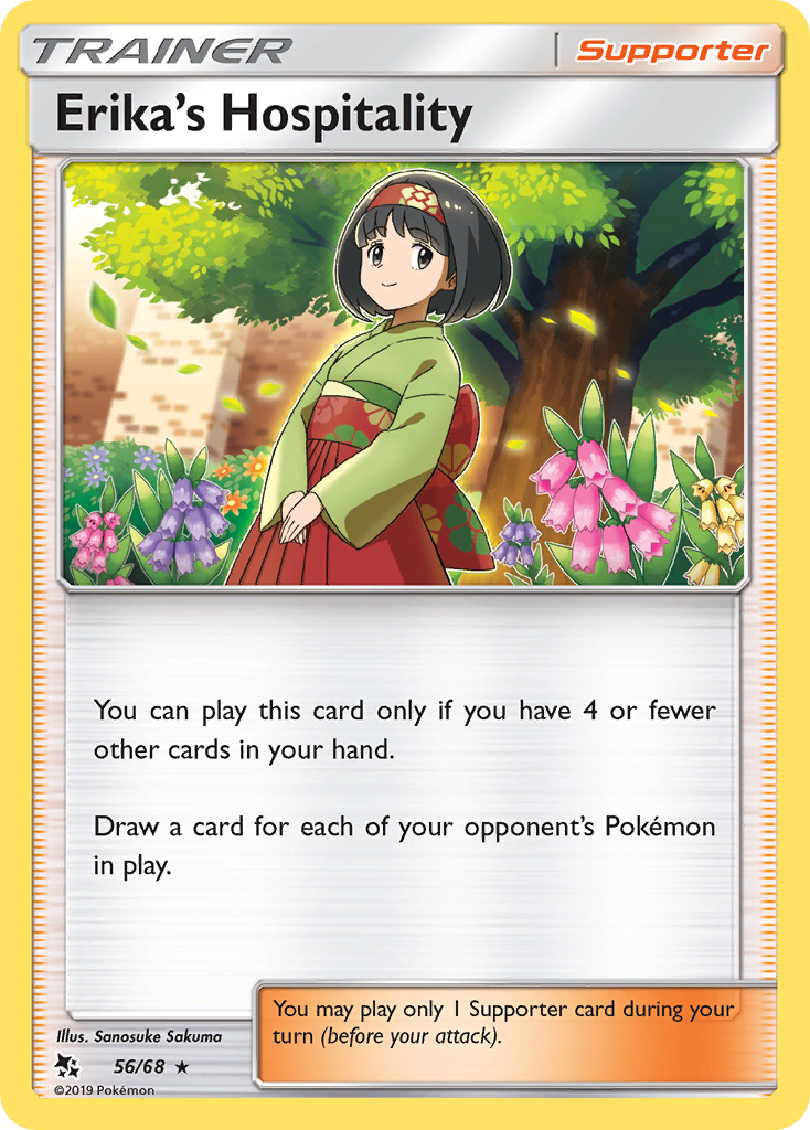 Erika's Hospitality (56/68) [Sun & Moon: Hidden Fates] | Jomio and Rueliete's Cards and Comics