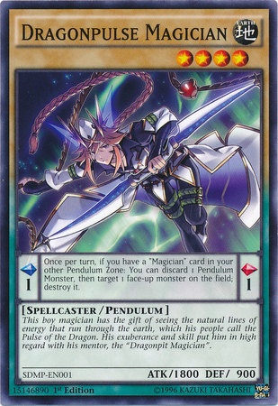 Dragonpulse Magician [SDMP-EN001] Common | Jomio and Rueliete's Cards and Comics
