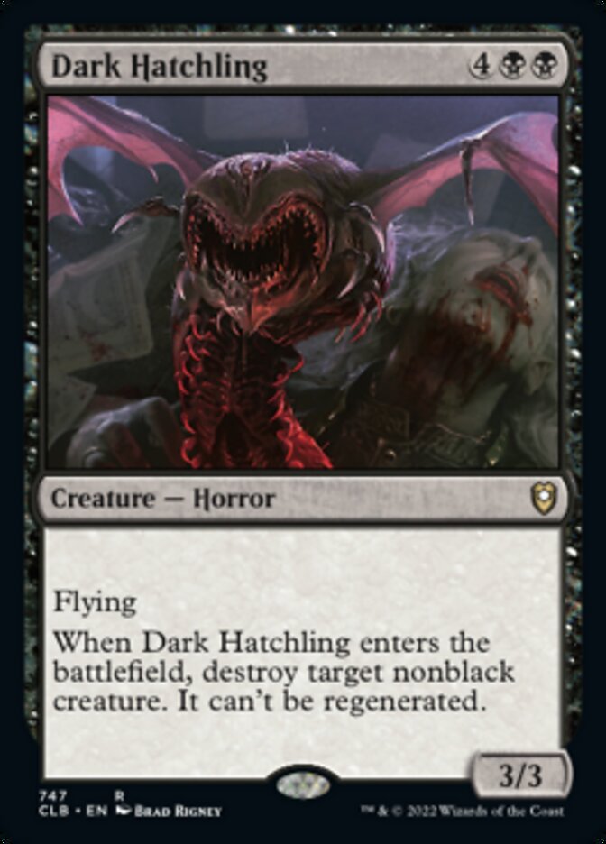 Dark Hatchling [Commander Legends: Battle for Baldur's Gate] | Jomio and Rueliete's Cards and Comics