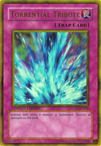 Torrential Tribute [GLD1-EN040] Gold Rare | Jomio and Rueliete's Cards and Comics