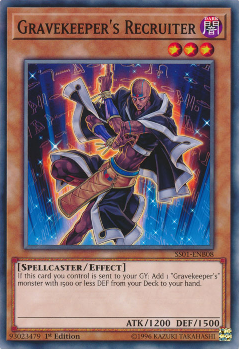 Gravekeeper's Recruiter [SS01-ENB08] Common | Jomio and Rueliete's Cards and Comics