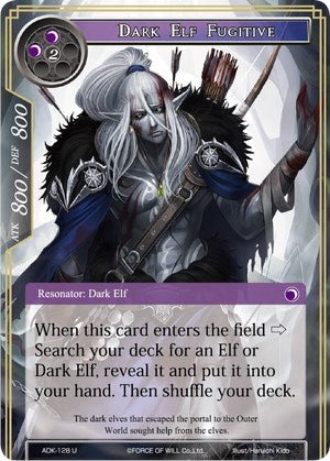 Dark Elf Fugitive (ADK-128) [Advent of the Demon King] | Jomio and Rueliete's Cards and Comics