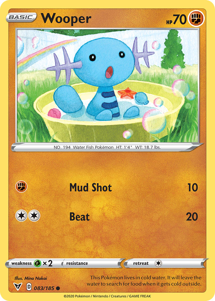 Wooper (083/185) [Sword & Shield: Vivid Voltage] | Jomio and Rueliete's Cards and Comics