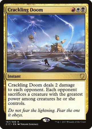 Crackling Doom [Commander 2017] | Jomio and Rueliete's Cards and Comics
