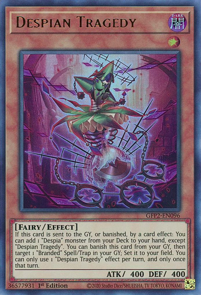 Despian Tragedy [GFP2-EN096] Ultra Rare | Jomio and Rueliete's Cards and Comics