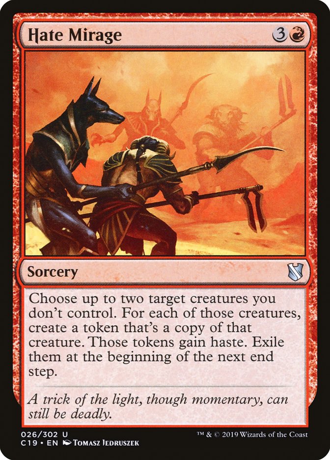 Hate Mirage [Commander 2019] | Jomio and Rueliete's Cards and Comics