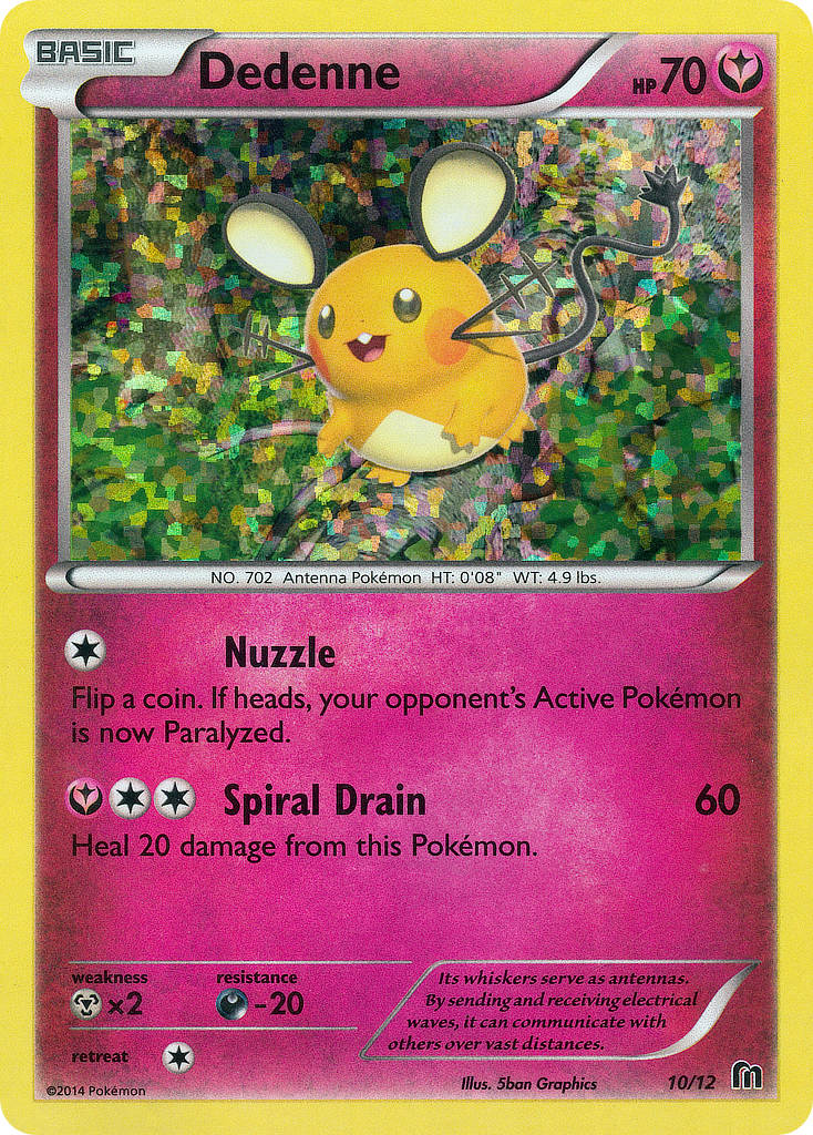Dedenne (10/12) [McDonald's Promos: 2016 Collection] | Jomio and Rueliete's Cards and Comics