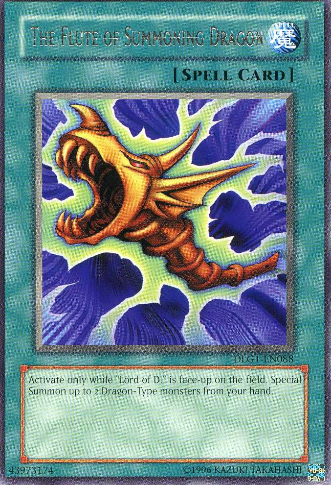 The Flute of Summoning Dragon [DLG1-EN088] Rare | Jomio and Rueliete's Cards and Comics