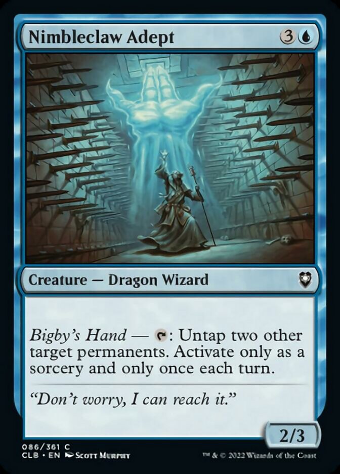 Nimbleclaw Adept [Commander Legends: Battle for Baldur's Gate] | Jomio and Rueliete's Cards and Comics