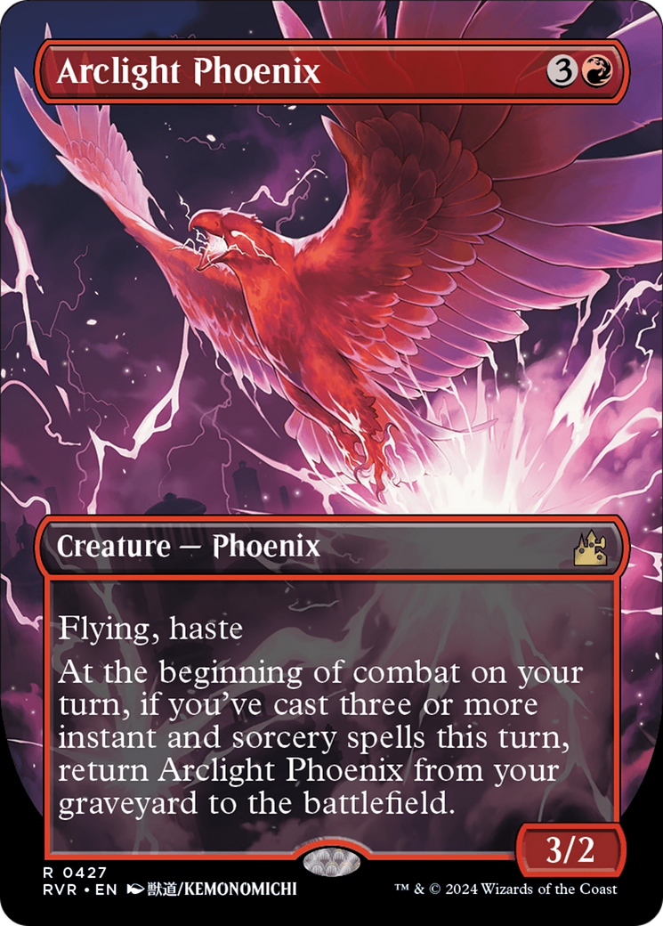 Arclight Phoenix (Anime Borderless) [Ravnica Remastered] | Jomio and Rueliete's Cards and Comics