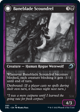 Baneblade Scoundrel // Baneclaw Marauder [Innistrad: Double Feature] | Jomio and Rueliete's Cards and Comics