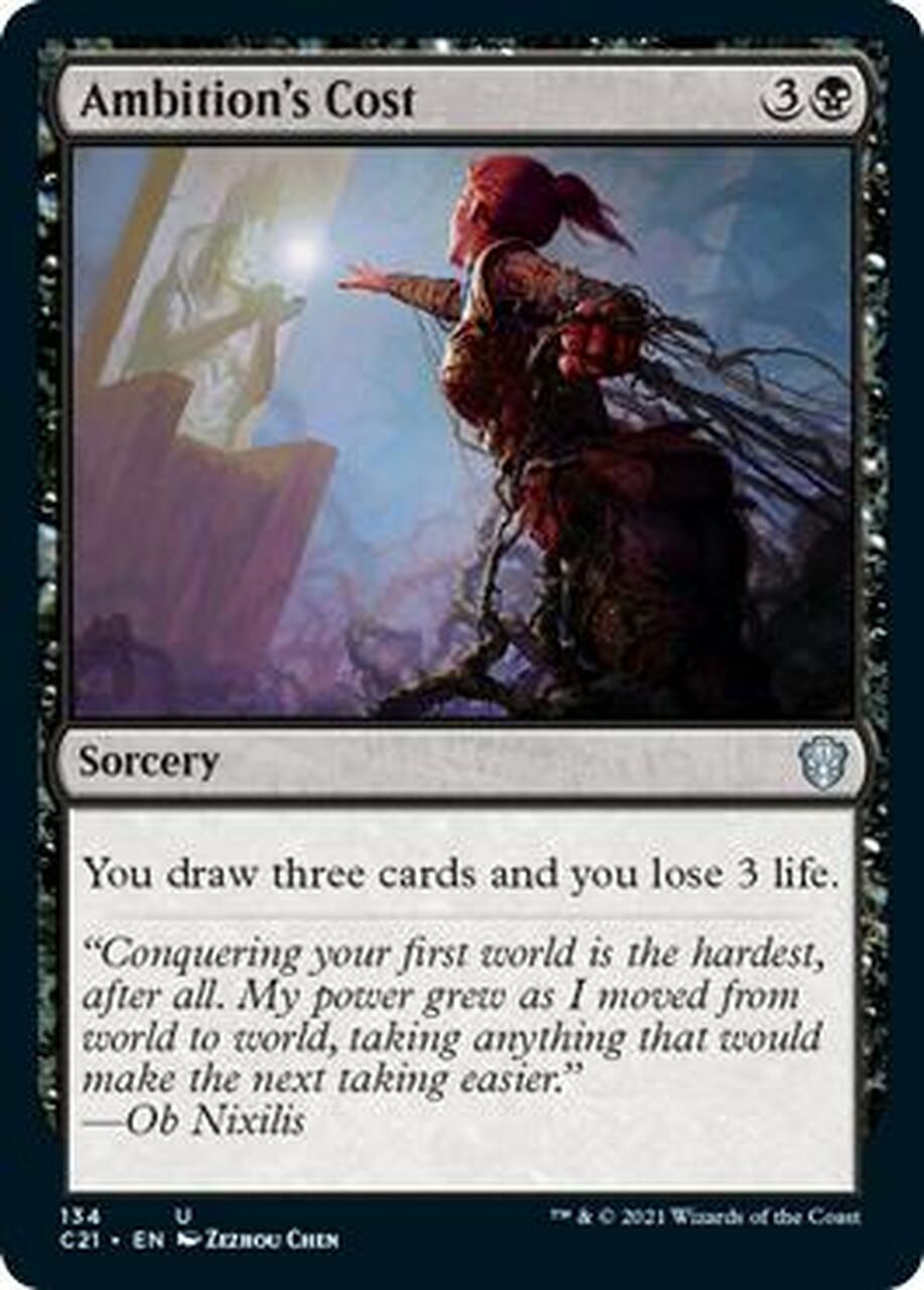 Ambition's Cost [Commander 2021] | Jomio and Rueliete's Cards and Comics