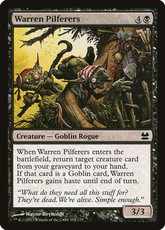 Warren Pilferers [Modern Masters] | Jomio and Rueliete's Cards and Comics
