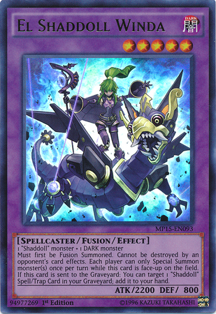 El Shaddoll Winda [MP15-EN093] Ultra Rare | Jomio and Rueliete's Cards and Comics