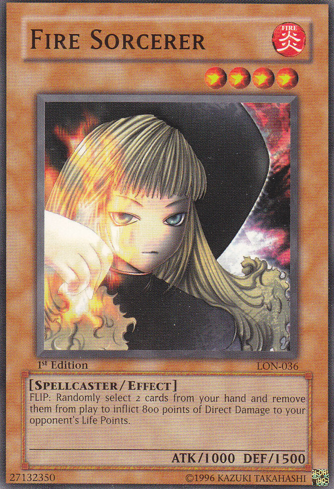 Fire Sorcerer [LON-036] Common | Jomio and Rueliete's Cards and Comics