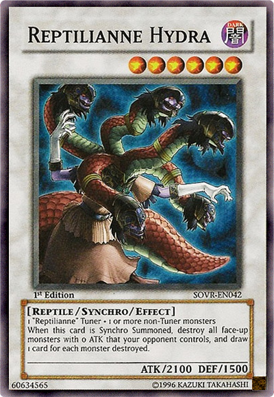 Reptilianne Hydra [SOVR-EN042] Super Rare | Jomio and Rueliete's Cards and Comics