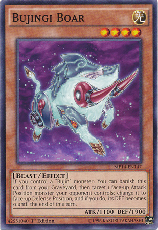 Bujingi Boar [MP14-EN147] Common | Jomio and Rueliete's Cards and Comics