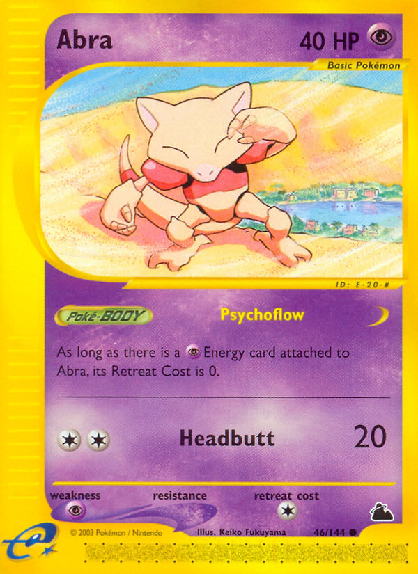 Abra (46/144) [Skyridge] | Jomio and Rueliete's Cards and Comics