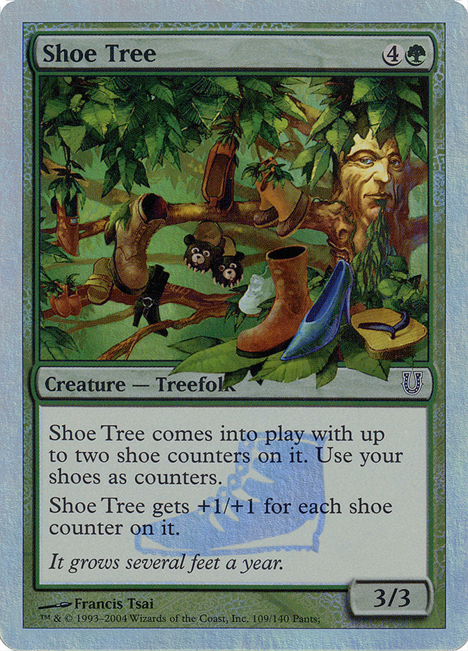 Shoe Tree (Alternate Foil) [Unhinged] | Jomio and Rueliete's Cards and Comics