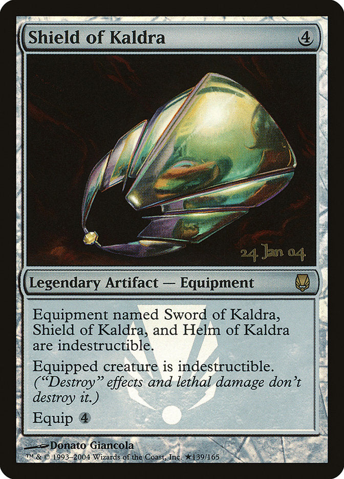 Shield of Kaldra [Darksteel Promos] | Jomio and Rueliete's Cards and Comics