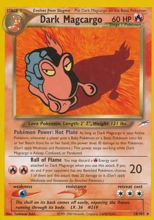 Dark Magcargo (18/105) [Neo Destiny Unlimited] | Jomio and Rueliete's Cards and Comics
