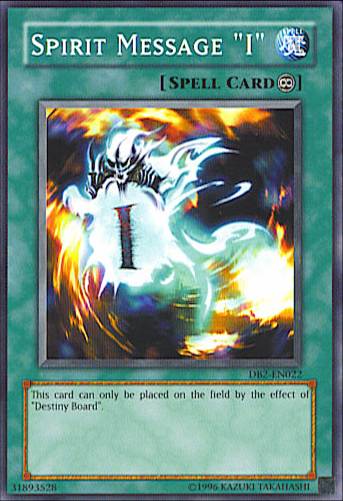 Spirit Message "I" [DB2-EN022] Common | Jomio and Rueliete's Cards and Comics