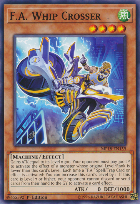 F.A. Whip Crosser [MP18-EN159] Common | Jomio and Rueliete's Cards and Comics