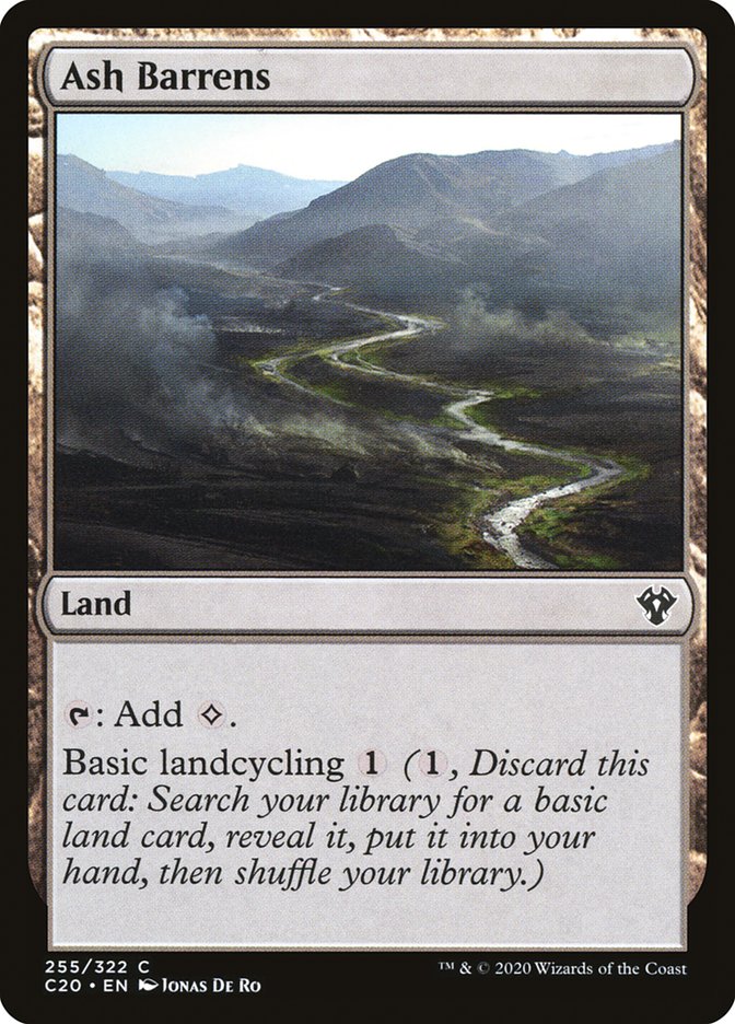 Ash Barrens [Commander 2020] | Jomio and Rueliete's Cards and Comics