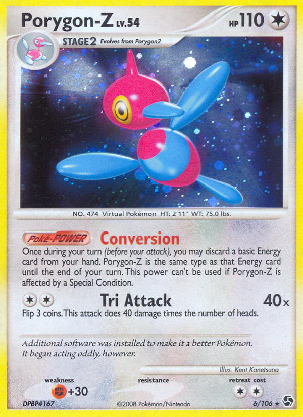 Porygon-Z (6/106) [Diamond & Pearl: Great Encounters] | Jomio and Rueliete's Cards and Comics