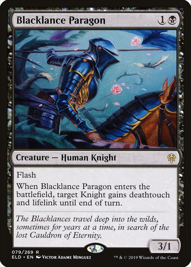 Blacklance Paragon [Throne of Eldraine] | Jomio and Rueliete's Cards and Comics
