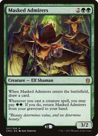 Masked Admirers [Commander Anthology] | Jomio and Rueliete's Cards and Comics