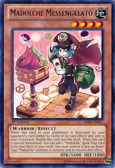 Madolche Messengelato [ABYR-EN027] Rare | Jomio and Rueliete's Cards and Comics