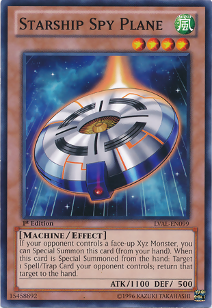 Starship Spy Plane [LVAL-EN099] Common | Jomio and Rueliete's Cards and Comics