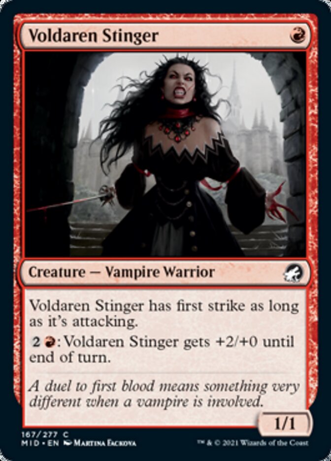 Voldaren Stinger [Innistrad: Midnight Hunt] | Jomio and Rueliete's Cards and Comics