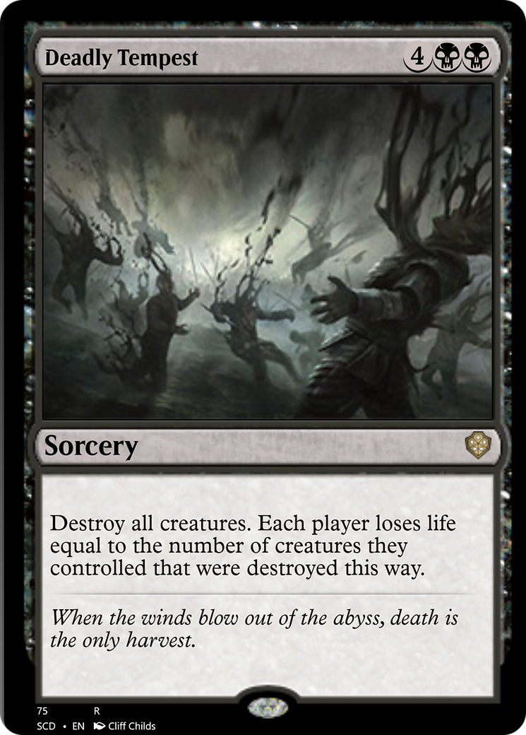 Deadly Tempest [Starter Commander Decks] | Jomio and Rueliete's Cards and Comics