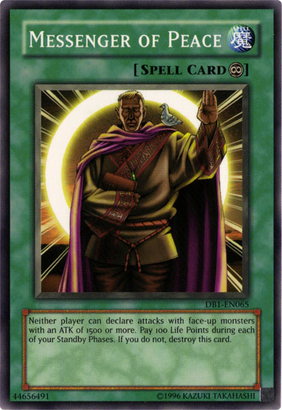 Messenger of Peace [DB1-EN065] Common | Jomio and Rueliete's Cards and Comics