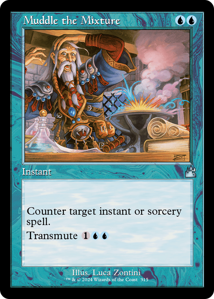 Muddle the Mixture (Retro Frame) [Ravnica Remastered] | Jomio and Rueliete's Cards and Comics