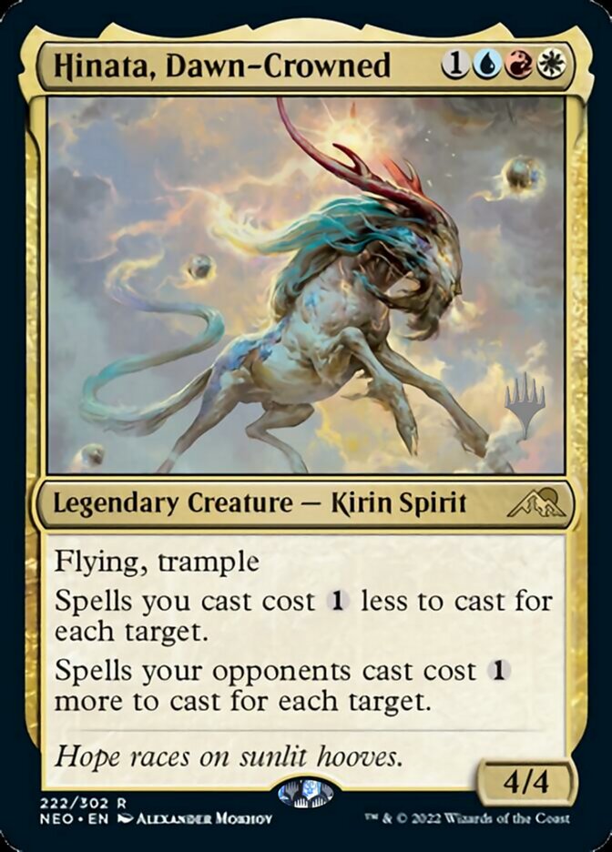 Hinata, Dawn-Crowned (Promo Pack) [Kamigawa: Neon Dynasty Promos] | Jomio and Rueliete's Cards and Comics