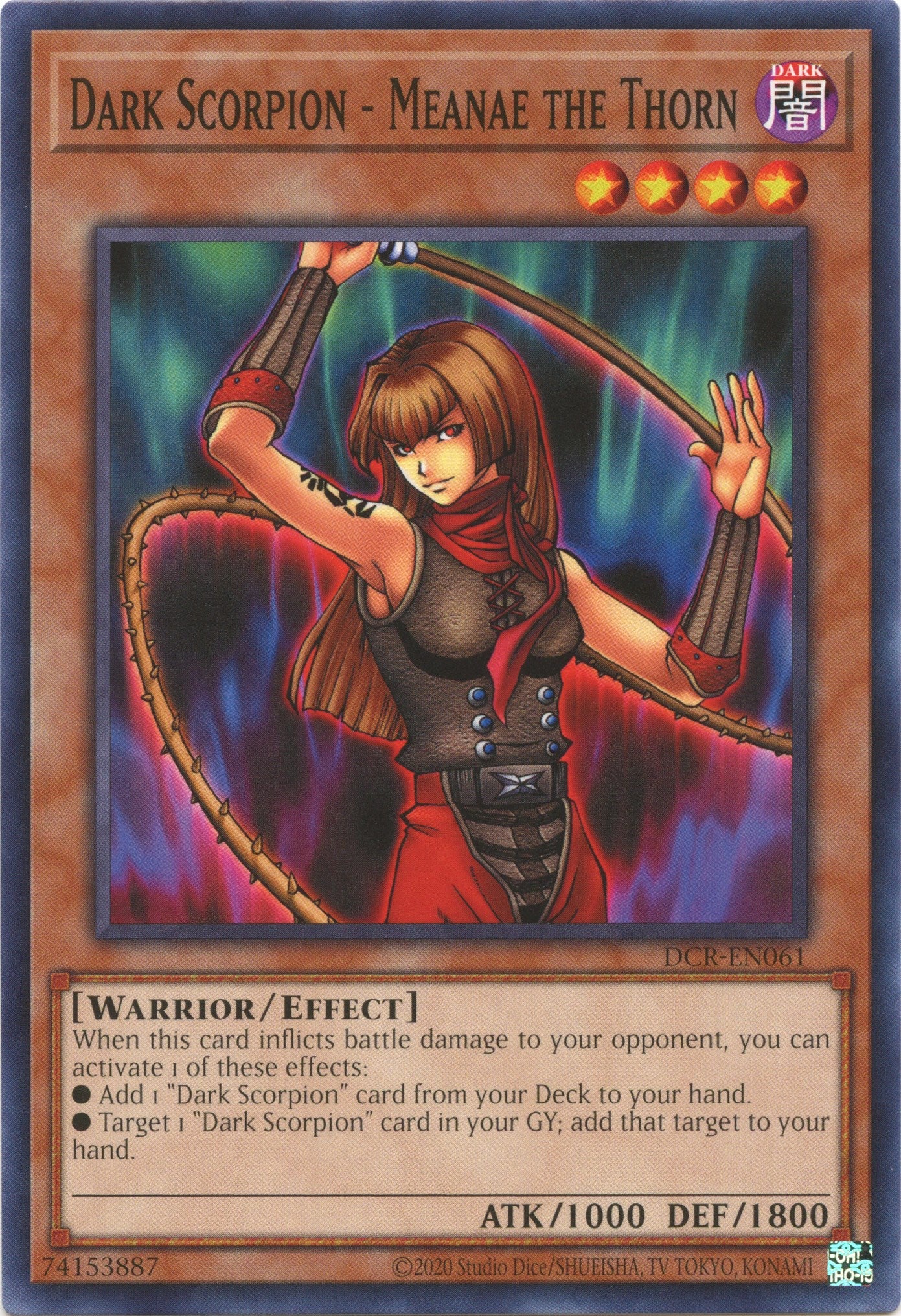 Dark Scorpion - Meanae the Thorn (25th Anniversary) [DCR-EN061] Common | Jomio and Rueliete's Cards and Comics