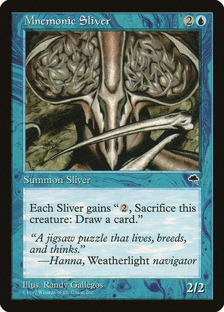 Mnemonic Sliver [Tempest] | Jomio and Rueliete's Cards and Comics