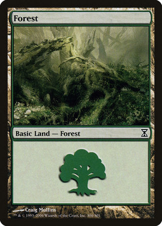 Forest (300) [Time Spiral] | Jomio and Rueliete's Cards and Comics