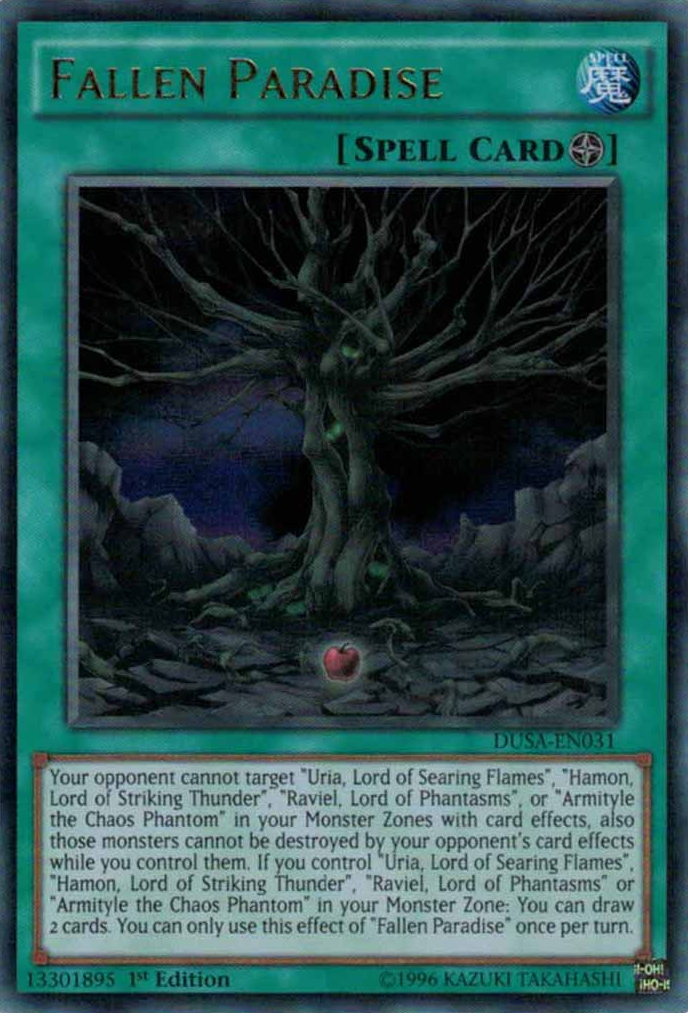Fallen Paradise [DUSA-EN031] Ultra Rare | Jomio and Rueliete's Cards and Comics