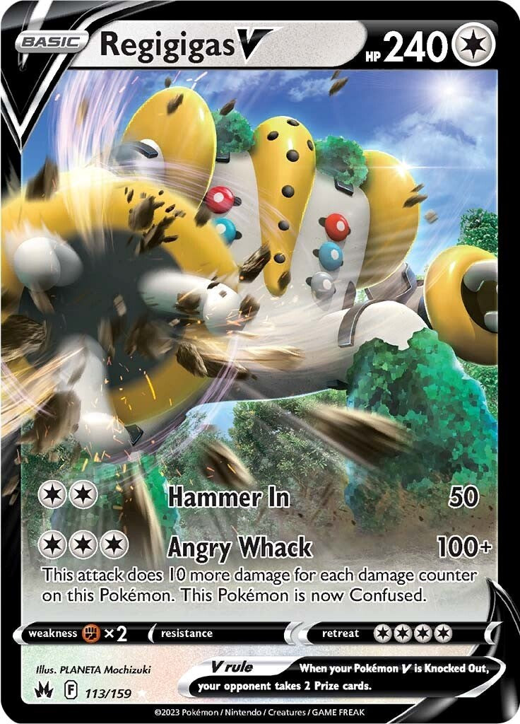 Regigigas V (113/159) [Sword & Shield: Crown Zenith] | Jomio and Rueliete's Cards and Comics