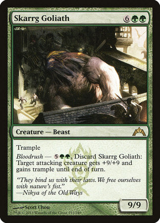 Skarrg Goliath [Gatecrash] | Jomio and Rueliete's Cards and Comics