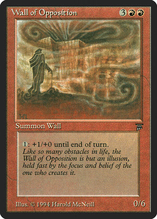 Wall of Opposition [Legends] | Jomio and Rueliete's Cards and Comics